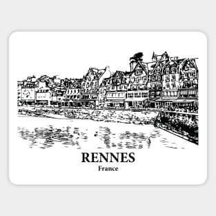Rennes - France Magnet